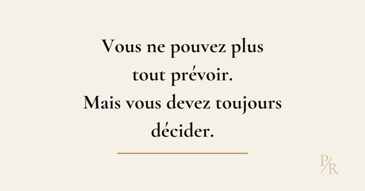 Dirigeant prenant une décision dans un environnement complexe et incertain